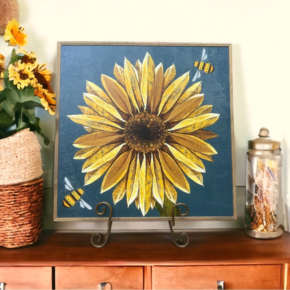Sunflower and Bee Home Décor - Brand Unknown